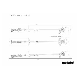 Akku-Rasentrimmer RTD 18 LTX BL 30 (601720850) Metabo