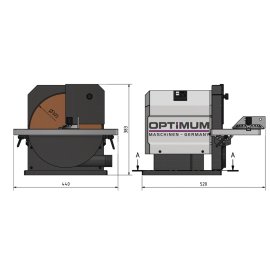 Optimum Tellerschleifmaschine GB 305D