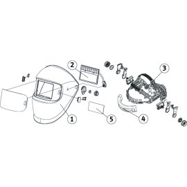 Schweißkraft Automatik-Schweißschutzhelm XL-W TC