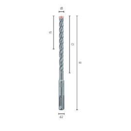 Hammerbohrer SDS-Plus FORCE X Vierschneider ALPEN 