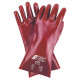 PVC-Handschuhe, rot, vollbeschichtet, EN 388 Größe 10 Nitras