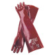PVC-Handschuhe, rot, vollbeschichtet, EN 388 Größe 10 Nitras