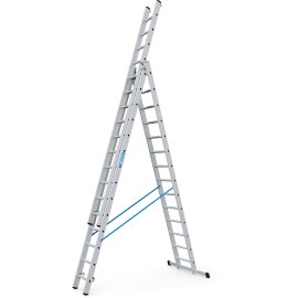 Gebördelte Mehrzweckleiter, 3-teilig Skymaster DX 3 x 10 Sprossen (44840) Zarges