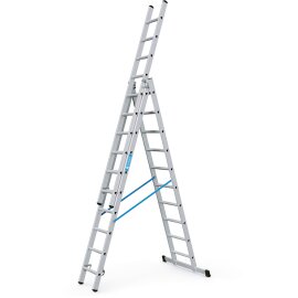 Gebördelte Mehrzweckleiter, 3-teilig Skymaster DX 3 x 10 Sprossen (44840) Zarges