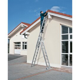 Gebördelte Mehrzweckleiter, 3-teilig Skymaster DX 3 x 10 Sprossen (44840) Zarges