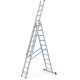Gebördelte Mehrzweckleiter, 3-teilig Skymaster DX 3 x 10 Sprossen (44840) Zarges