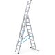 Gebördelte Mehrzweckleiter, 3-teilig Skymaster DX 3 x 10 Sprossen (44840) Zarges