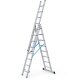 Gebördelte Mehrzweckleiter, 3-teilig Skymaster DX 3 x 10 Sprossen (44840) Zarges
