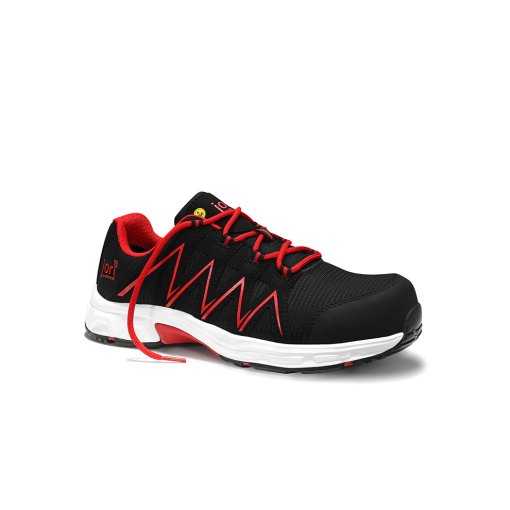 Sicherheitshalbschuh S3 ESD SRC JORI 12151 jo_SPEEDY black-red Low Gr.38