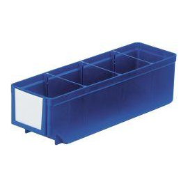 16 Stück Regalkästen LxBxH 300 x 93 x 83mm Blau