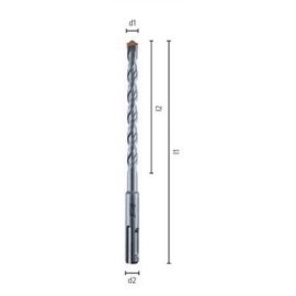 SDS-plus Hammerbohrer F4 Forte 6 x 160 mm