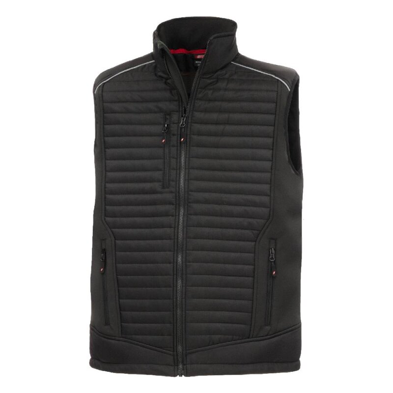 Nitras Motion Tex Plus 7037 Trui - warm gebreid jack voor het werk - donkergrijs - M