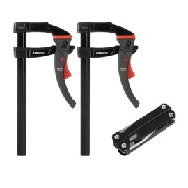 Werkzeugset 2x Hightech-Hebelzwinge KliKlamp KLI 200 x...