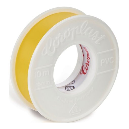 20 Stück Elektro-Isolierband Nr. 302 10m x 15mm Coroplast gelb