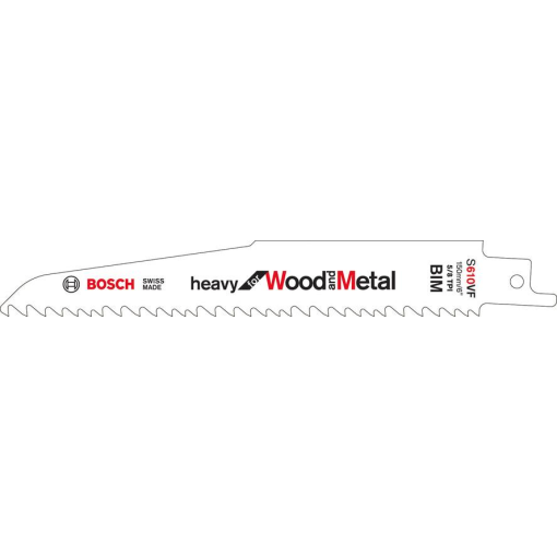 5 Stück Säbelsägeblätter S 610 VF Heavy for Wood and Metal Bosch