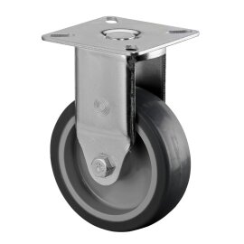 Bockrolle A310 Platte,Gummirad,GL