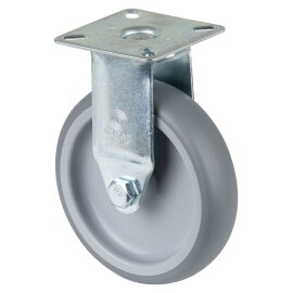 Bockrolle A310 Platte,Gummirad,GL