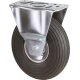 Bockrolle 260mm Platte,Luftrad,RL L410.C90.260