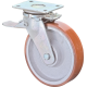 Schwerlast-Lenkrolle mit Totalfeststeller RR120.C10