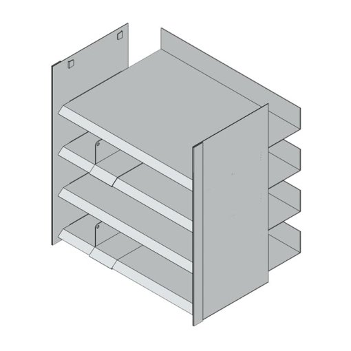 Minirack Maße in mm (BxTxH): 302 x 210 x 332