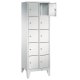 Fächerschrank mit 150 mm hohen Füßen, Abteilbreite in mm: 300, Abteile: 2 x 5 Maße in mm (BxTxH): 610 x 500 x 1850