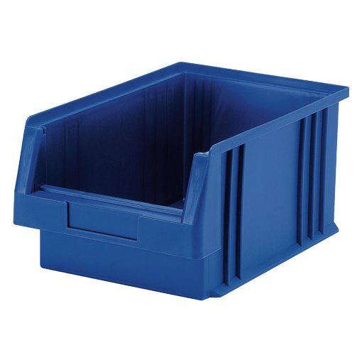 Kunststoff-Sichtlagerkasten, blau Maße in mm (BxTxH): 330 x 213 x 150