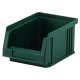 Kunststoff-Sichtlagerkasten, grün Maße in mm (BxTxH): 290 x 150 x 125