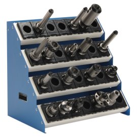 CNC-Tischaufsatzgestell TAG 4-2, 4 x Kassetten, Breite 575 Maße in mm (BxTxH): 575 x 375 x 525