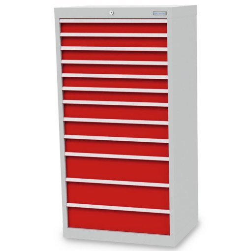 Schubladenschrank, Tiefe 500 mm, R 24-16, Schubladenanzahl: 12 Maße in mm (BxTxH): 680 x 500 x 1319