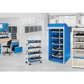 RotaRex® CNC-Lagerschrank mit elektrischem Rollladen Maße in mm (BxTxH): 1055 x 1035 x 2130