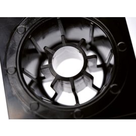RotaRex® CNC-Lagerschrank mit Sichtflügeltüren (Plexiglas) und Griffschalen-Zylinderschloß Maße in mm (BxTxH): 1055 x 1035 x 1955