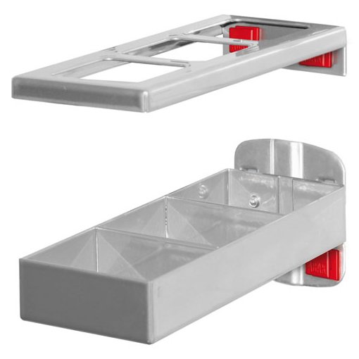 Kombinationshalter, 2-teilig Maße in mm (BxT): 55 x 150