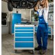 Mobiler Schubladenschrank, Tiefe 736 mm, R 18-24, Schubladenanzahl: 4 Maße in mm (BxTxH): 555 x 736 x 990