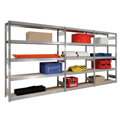 Vielzweckregal Anbauregal, 5 Ebenen 1005 x 500 x 2000 mm Maße in mm (BxTxH): 1005 x 500 x 2000