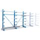Kragarmregal Anaburegal Einseitig mit 6 x angeschweissten Armen 500 mm 1250 x 500 x 2000 mm Maße in mm (BxTxH): 1250 x 500 x 2000