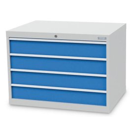 Schubladenschrank, Tiefe 736 mm, R 36-24, Schubladenanzahl: 4 Maße in mm (BxTxH): 1005 x 736 x 719