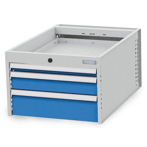 Unterhängeschrank, Tiefe 736, R 18-24, Schubladenanzahl: 3 Maße in mm (BxTxH): 541 x 736 x 358