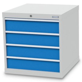 Schubladenschrank, Tiefe 736 mm, R 24-24, Schubladenanzahl: 4 Maße in mm (BxTxH): 705 x 736 x 719