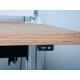 Tisch workline mit elektrischer Höhenverstellung mit Multi-Wand-Aufbau Maße in mm (BxT): 1500 x 750