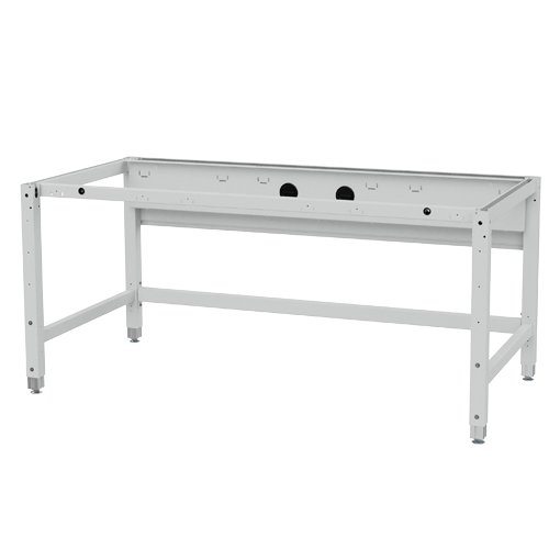 Tisch workergo 4-Fuß mit Klemmfeststellung 1500 x 900 x 670 - 1015 mm Maße in mm (BxT): 1500 x 900