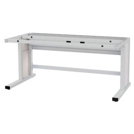 Tisch workergo 4-Fuß mit Klemmfeststellung Maße in mm (BxT): 1500 x 750