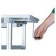 Tisch workergo 4-Fuß mit Kurbelverstellung Maße in mm (BxT): 1500 x 750