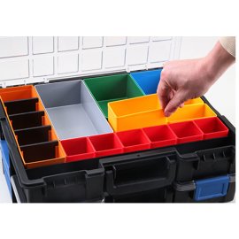 Flex-Box-Kunststoff mit 21 Fächer Maße in mm (BxTxH): 440 x 355 x 76