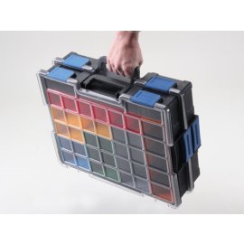 Flex-Box-Kunststoff mit 12 Fächer Maße in mm (BxTxH): 440 x 355 x 76