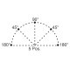 Montageblock aus Stahl, HSK A 100 Maße in mm (BxTxH): 170 x 72 x 170