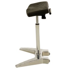 Stehhilfe mit breitem PU-Komfort-Sitz,  ohne klappbarer Fußstütze Maße in mm (BxH): 420 x 700