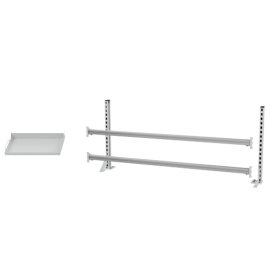 Aluprofil-Strebe zum Einhängen an Tragsäulen, Breite 1250 mm Maße in mm (BxTxH): 1250 x 40 x 40