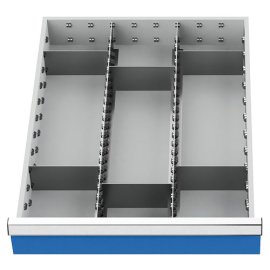 Schubladeneinteilung R 18-24 mit Metalleinteilung...