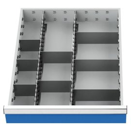 Schubladeneinteilung R 18-24 mit Metalleinteilung...