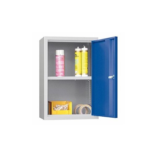 Wandhängeschrank Breite 400 mm, 1 x Vollblechtüre, 1 x Fachboden Maße in mm (BxTxH): 400 x 300 x 600